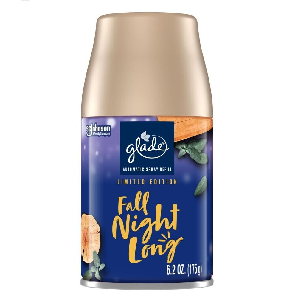 FALL NIGHT LONG Glade Automatic Spray Refill for Home and Bathroom6.2OZ (2 PACK)